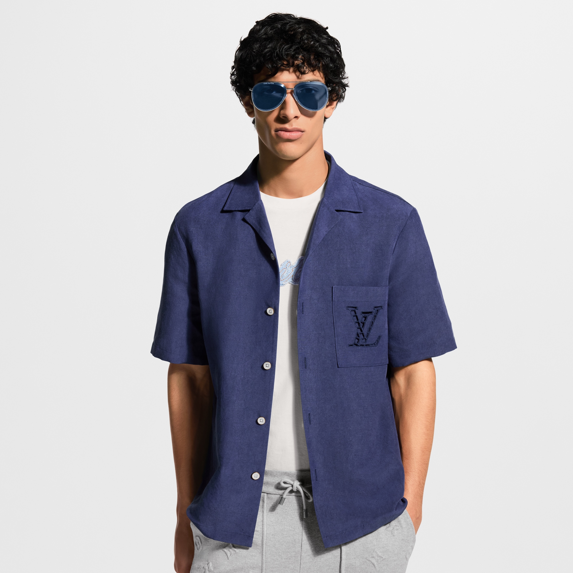 Embroidered Summer Shirt - Ready-to-Wear 1AK7B9 | LOUIS VUITTON